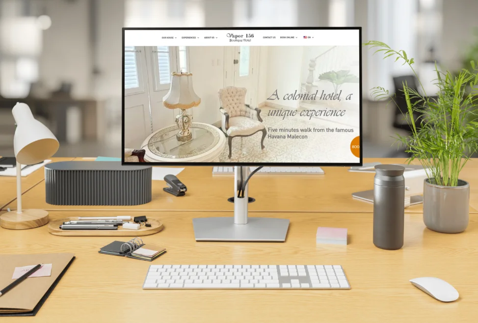 Hotel Vapor156 website servicio